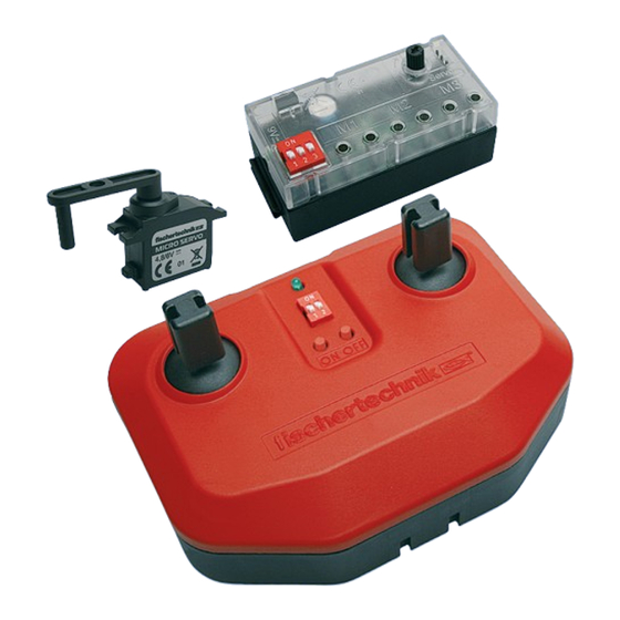 fischertechnik PLUS CONTROL SET Bedienungsanleitung