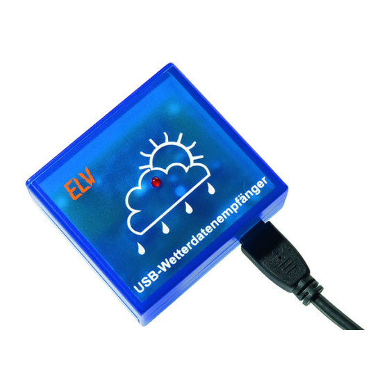 elv USB-WDE1 Bedienungsanleitung