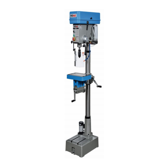Promac 930E Bedienungsanleitung