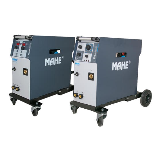 Mahe EcoMIG 2000 Digital Bedienungsanleitung