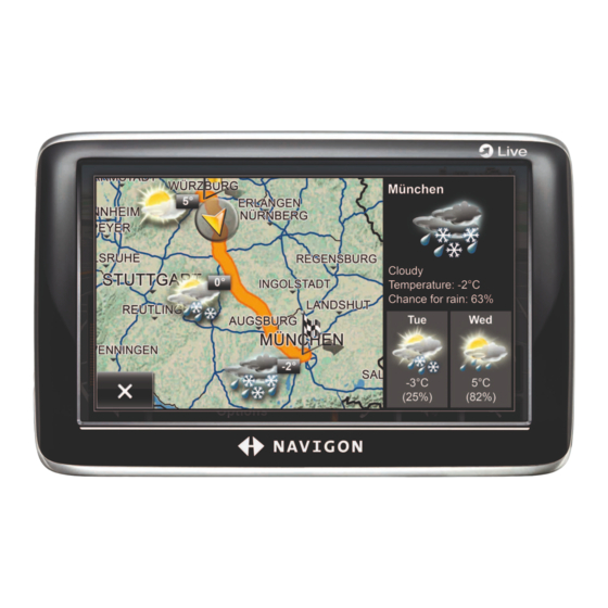 Navigon 63 series Anwenderhandbuch