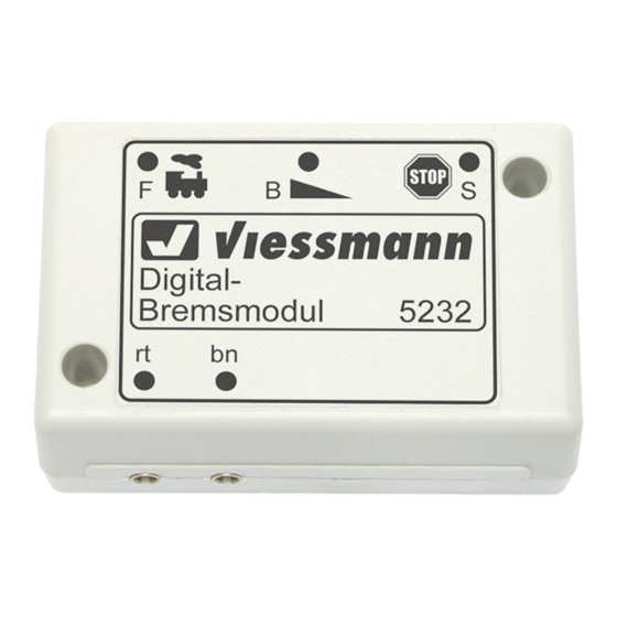 Viessmann 5232 Bedienungsanleitung