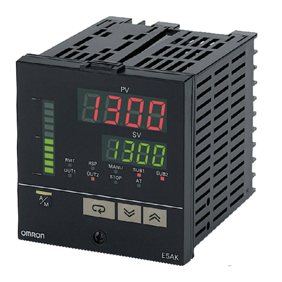 Omron E5AK Bedienungsanleitung