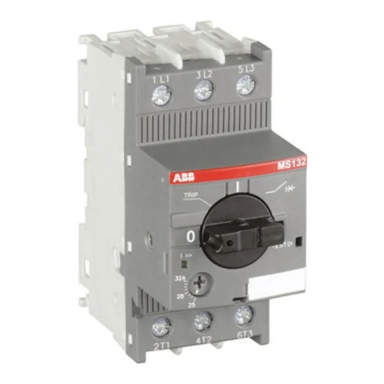 ABB MS132 Montageanweisung