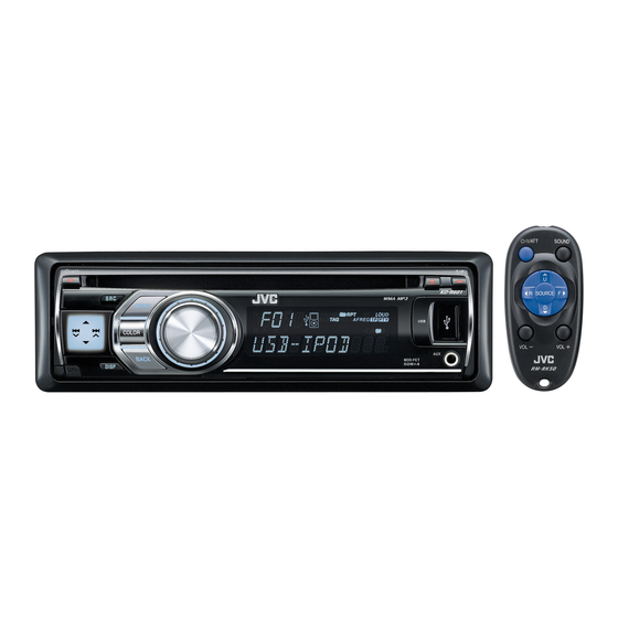 JVC KD-R601 Bedienungsanleitung