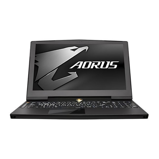 AORUS X5 Anleitung