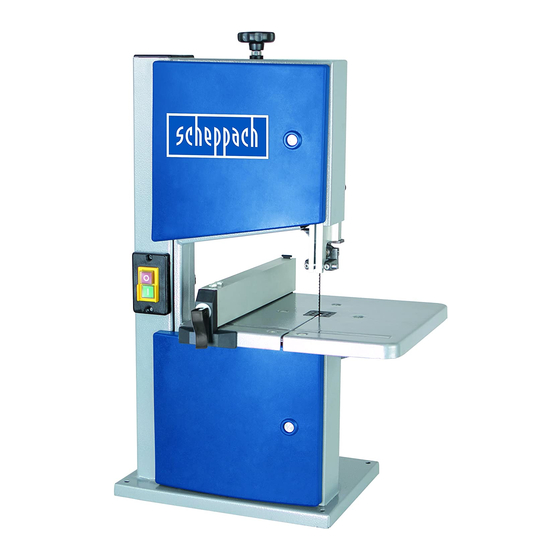 Scheppach HBS20 Anleitung