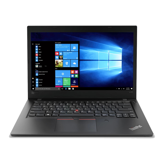 Lenovo ThinkPad L480 Einrichtungsanleitung