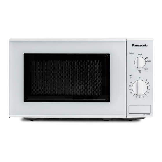 Panasonic NN-E201 WM Bedienungsanleitung