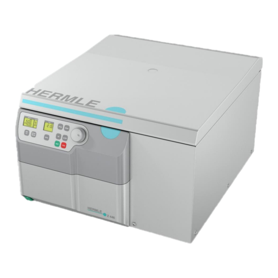 Hermle Z 446 Bedienungsanleitung