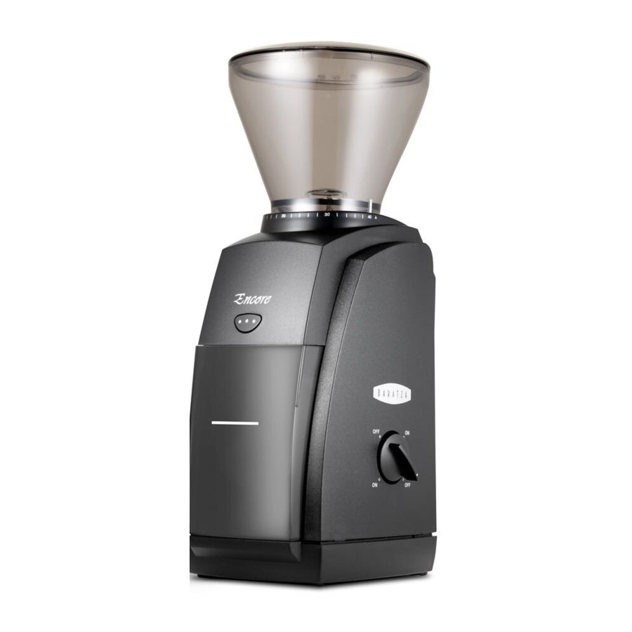 Baratza Encore Bedienungsanleitung