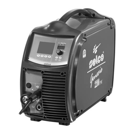 Selco Genesis 2200 PMC Betriebsanweisung