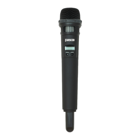 Paso MA855 Bedienungsanleitung