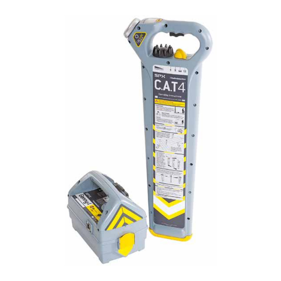 Radiodetection SPX C.A.T4 Bedienungsanleitung