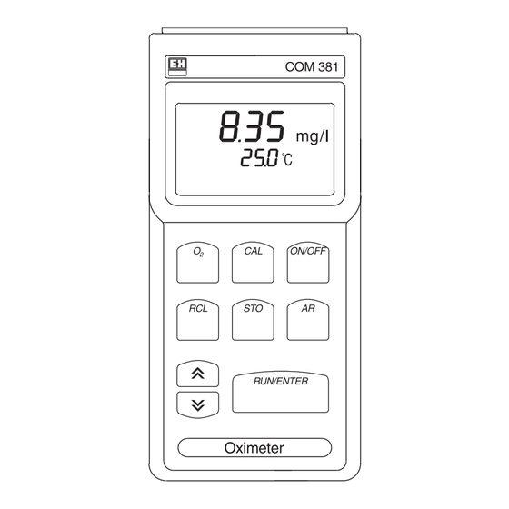 Endress+Hauser COM 381 Betriebsanleitung