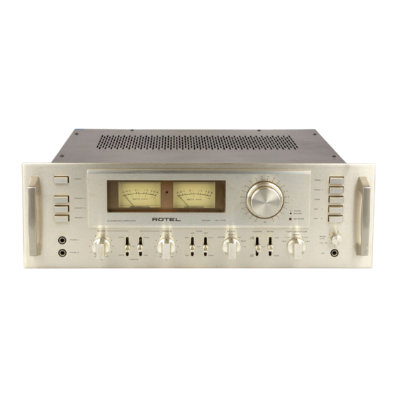Rotel RA-1412 Bedienungsanleitung