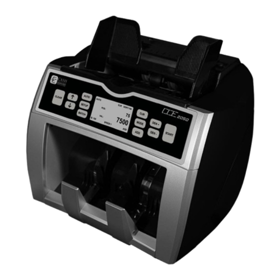 CashConcepts CCE 2050 Bedienungsanleitung