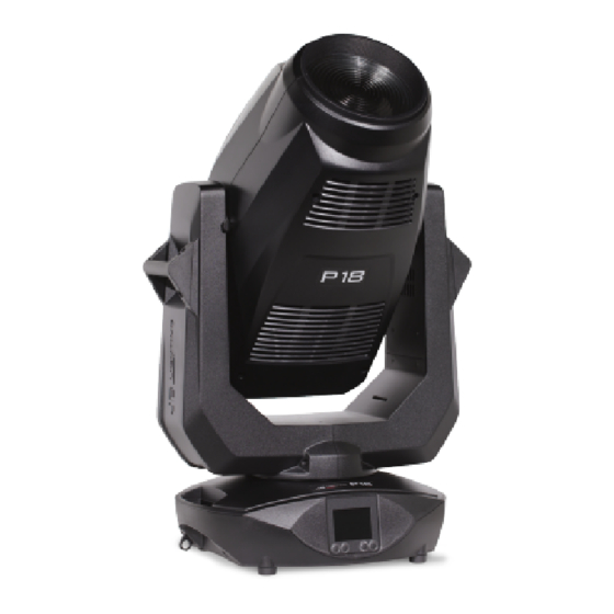 JB-Lighting P18 Wash MK2 Serie Handbuch