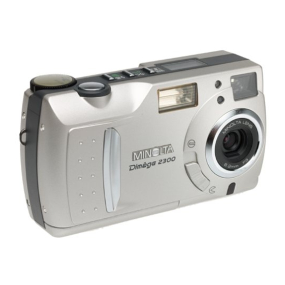Minolta Dimage 2300 Bedienungsanleitung