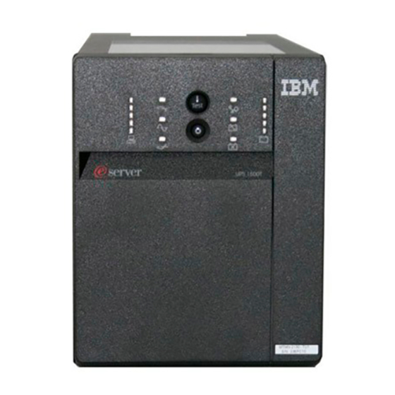 IBM UPS750TLV Handbücher