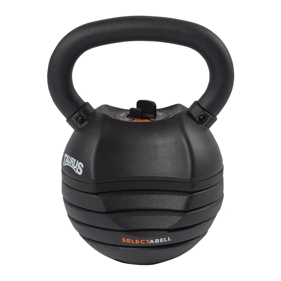Taurus Adjustable Kettlebell Bedienungsanleitung