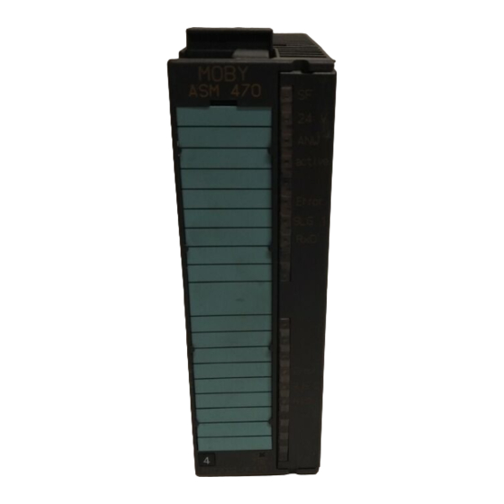 Siemens ASM 470 Technische Beschreibung
