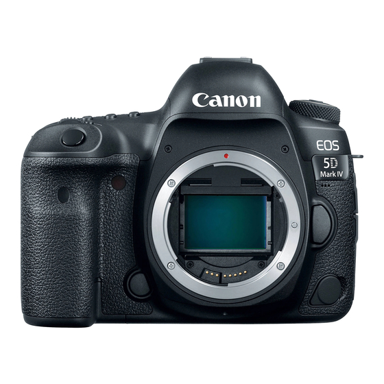Canon EOS 5D Mark IV Bedienungsanleitung