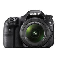 Sony SLT-A58 Handbuch