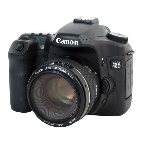 Canon EOS 40D digital Bedienungsanleitung