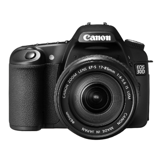 Canon EOS 30D digital Bedienungsanleitung