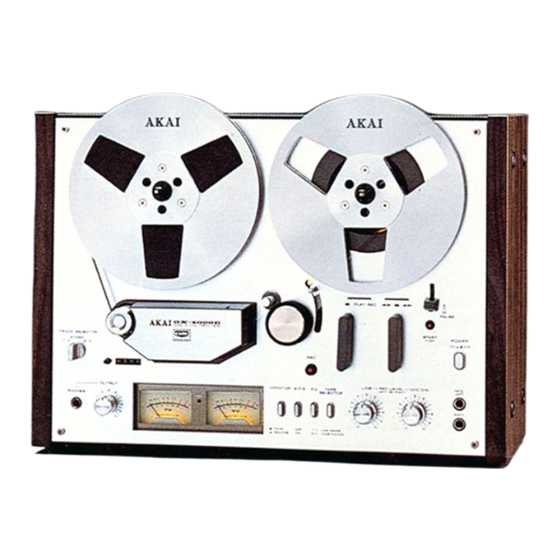 Akai 4000D Bedienungsanleitung