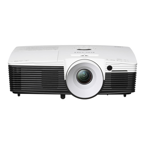 Ricoh PJ X2240 Handbücher