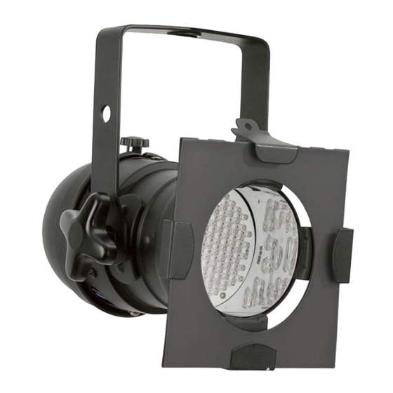 SHOWTEC LED Par 36 DMX Bedienungsanleitung