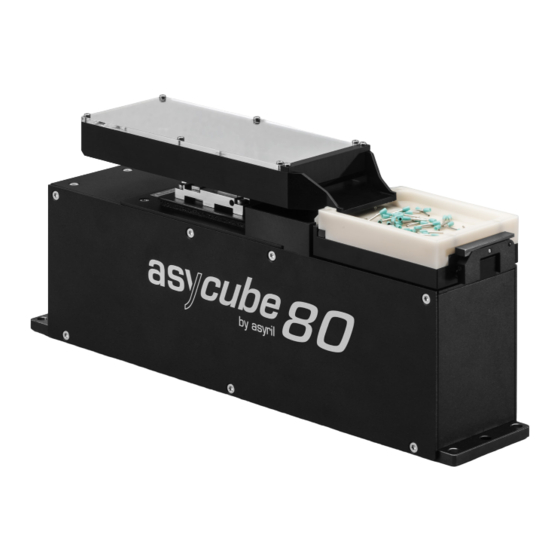 Asyril Asycube 50 Bedienungsanleitung