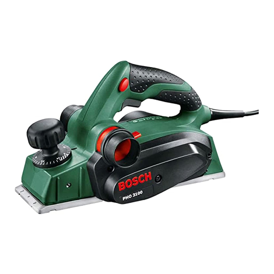 Bosch PHO 3100 Originalbetriebsanleitung