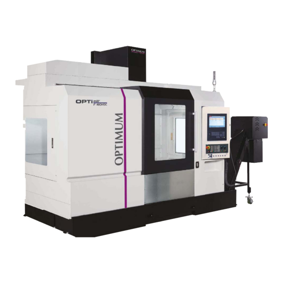 Optimum OPTI mill F410HSC Betriebsanleitung
