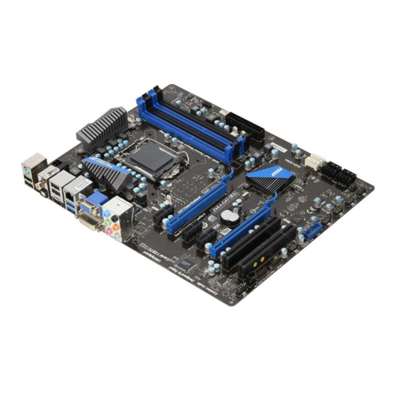 MSI Z68A-G45 B3 Serie Handbücher