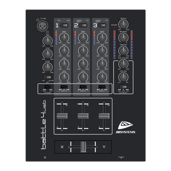 JB Systems Battle4-USB Bedienungsanleitung