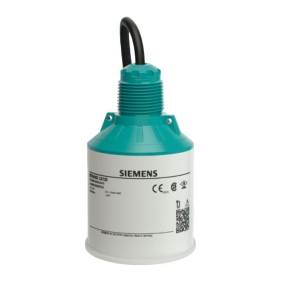 Siemens SITRANS LR120 Betriebsanleitung