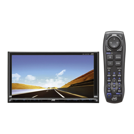 JVC KW-AVX720 Bedienungsanleitung