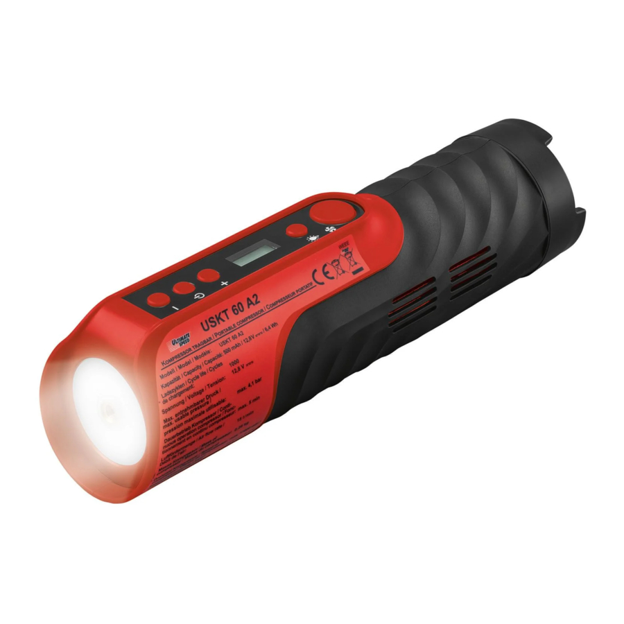 ULTIMATE SPEED USKT 60 A2 Bedienungs- Und Sicherheitshinweise Originalbetriebsanleitung
