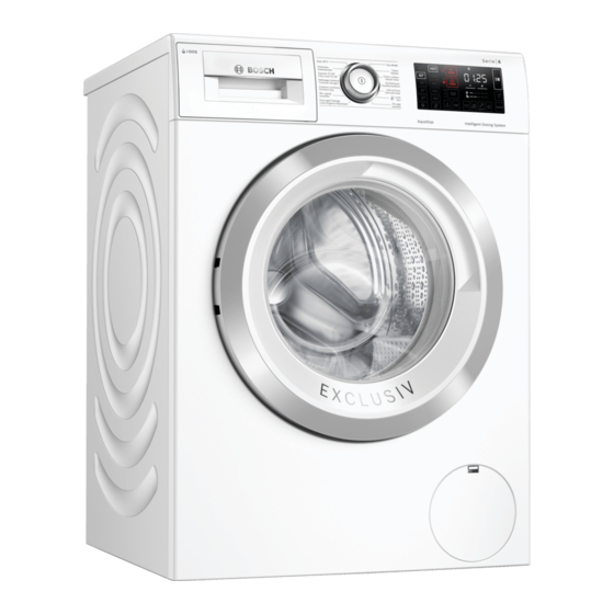 Bosch WAU28P90FG Gebrauchs- Und Montageanleitung