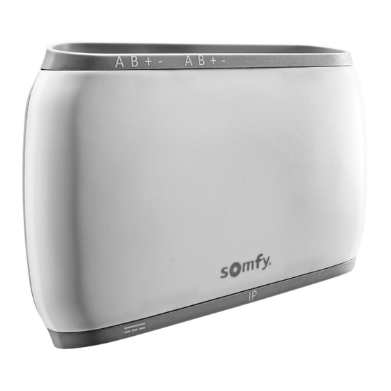 SOMFY animeo Connect Gebrauchsanweisung