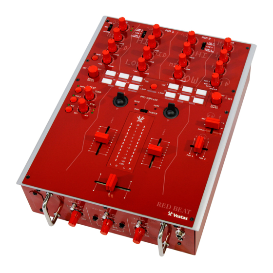 Vestax PMC-05ProIV Bedienungsanleitung