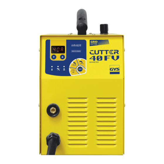 GYS Plasma Cutter 40FV Handbuch