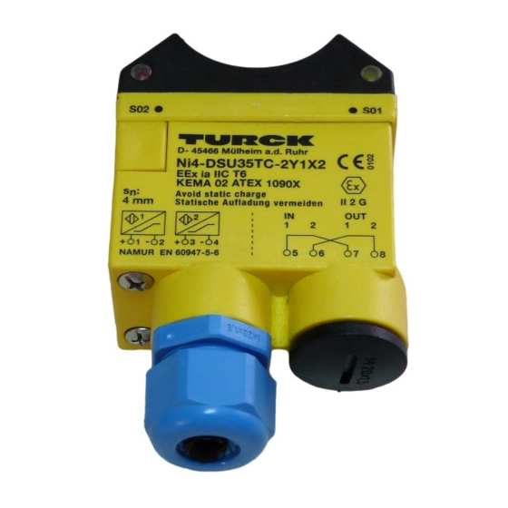 turck NI4-DSU35TC-2RY1X2 Betriebsanleitung