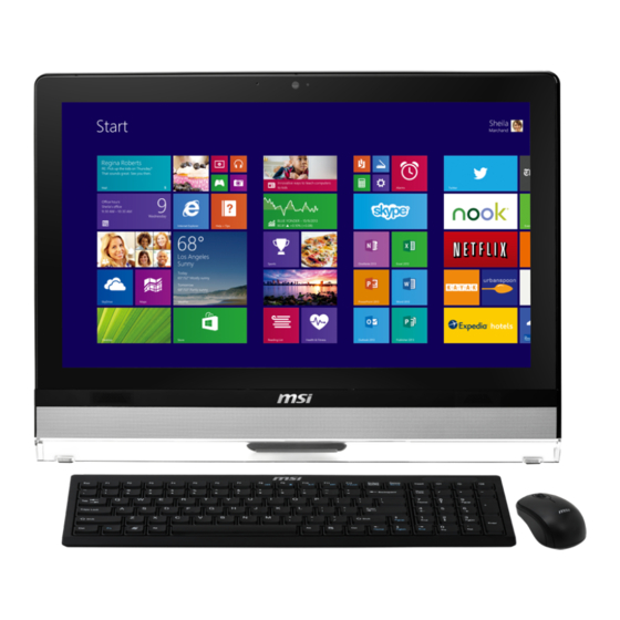 MSI AE221 Serie Bedienungsanleitung