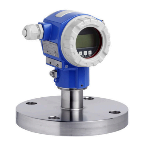 Endress+Hauser Deltapilot S FMB70 Kurzanleitung