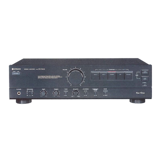 Hitachi HA-3 Bedienungsanleitung