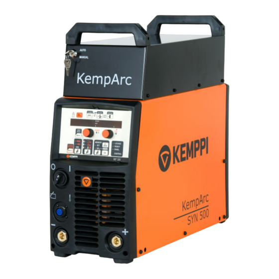 Kemppi KempArc SYN 300 Gebrauchsanweisung